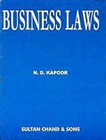 nd kapoor business law pdf